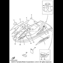 GRAPHIC 1 - TOOL pour Yamaha 1999 WaveRunner WAVE RUNNER GP1200 - GP1200X - 1999