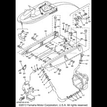 HULL DECK pour Yamaha 1999 WaveRunner WAVE RUNNER GP1200 - GP1200X - 1999