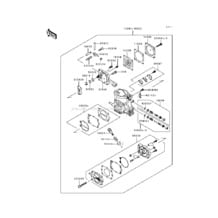 Carburetor pour Kawasaki 1991 550 SX