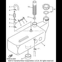OIL TANK pour Yamaha 1999 WaveRunner WAVE RUNNER GP1200 - GP1200X - 1999
