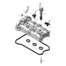 Rotax - Couvercle De Soupapes   Fabriqué à partir du 29 sept 2020 pour Seadoo 2021 GTI 90