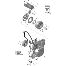 Rotax - Magnéto Et Démarreur Électrique - 903   Fabriqué jusqu'au 28 sept 2020 pour Seadoo 2021 GTI 90