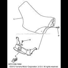 STEERING 2 pour Yamaha 1999 WaveRunner WAVE RUNNER GP1200 (GP1200X) 1999