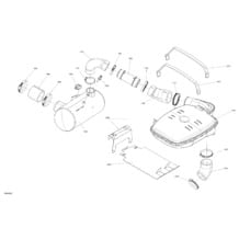 Moteur - Échappement pour Sea-Doo 2021 GTI 90