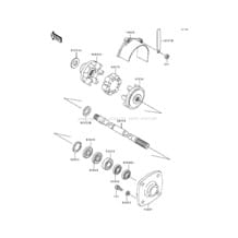 Drive Shaft pour Kawasaki 1991 550 SX