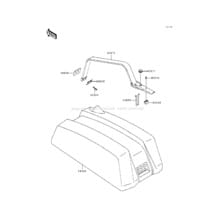 Engine Hood pour Kawasaki 1991 550 SX