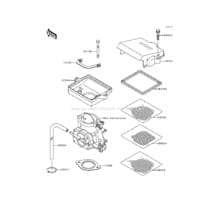 Flame Arrester pour Kawasaki 1991 550 SX