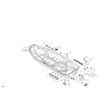 Carrosserie - Coque pour Sea-Doo 2021 GTX 170