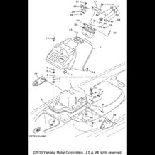 ENGINE HATCH 1 pour Yamaha 1999 WaveRunner WAVE RUNNER GP760 (GP760X) 1999