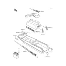 Labels(JS550-C1/C2) pour Kawasaki 1991 550 SX