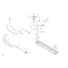 Moteur - Refroidissement pour Sea-Doo 2021 SPARK 900 ACE