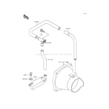 Bilge pour Kawasaki 1991 650 SX