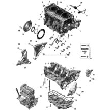 Rotax - Carter  Fabriqué à partir du 6 Nov 2020 pour Sea-Doo 2021 SPARK 900 HO ACE