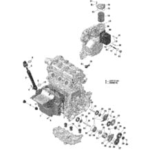 Rotax - Lubrification Du Moteur - 903   Fabriqué jusqu au 5 Nov 2020 pour Sea-Doo 2021 SPARK 900 HO ACE