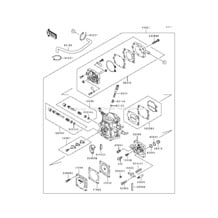 Carburetor pour Kawasaki 1991 650 SX