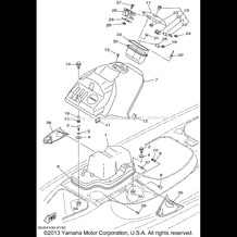 ENGINE HATCH 1 pour Yamaha 1999 WaveRunner WAVE RUNNER GP800 - GP800X - 1999