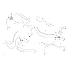 Moteur - Refroidissement pour Seadoo 2022 GTX LIMITED 300