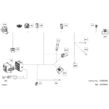 Electric - Main Harness - 278003891 pour Seadoo 2022 GTX PRO 130