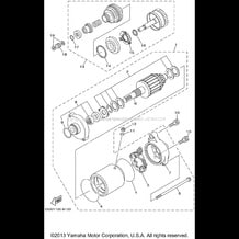 STARTING MOTOR pour Yamaha 1999 WaveRunner WAVE RUNNER GP800 (GP800X) 1999