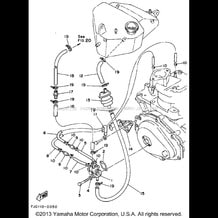 OIL PUMP pour Yamaha 1990 WaveRunner WAVE RUNNER III 650 (WRA650D) 1990
