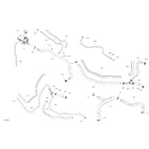 Moteur - Refroidissement pour Seadoo 2022 RXP RS 300