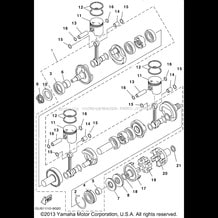 CRANKSHAFT - PISTON pour Yamaha 1999 WaveRunner WAVE RUNNER SUV1200 (SV1200X) 1999