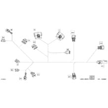 Électrique - Faisceau Électrique De guidon - 278003851 - Modèle Avec Cadran VIP Moyen pour Sea-Doo 2022 RXT XRS 300