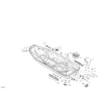 Carrosserie - Coque pour Sea-Doo 2022 RXT XRS 300