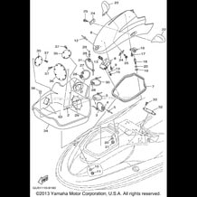 ENGINE HATCH 2 pour Yamaha 1999 WaveRunner WAVE RUNNER SUV1200 (SV1200X) 1999