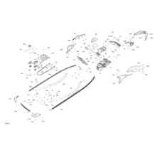 Carrosserie - Système pour Sea-Doo 2022 WAKE 170