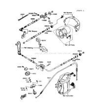 Cable pour Kawasaki 1991 Jet Mate