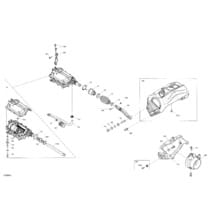 Mécanique - Marche Arrière pour Sea-Doo 2022 FISH PRO SPORT 170