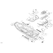 Carrosserie - Coque pour Sea-Doo 2022 FISH PRO SPORT 170