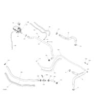 Moteur - Refroidissement pour Sea-Doo 2022 FISH PRO SPORT 170