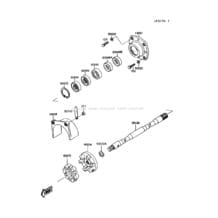 Drive Shaft pour Kawasaki 1991 Jet Mate