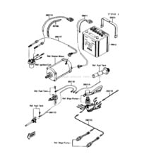 Electrical Equipment pour Kawasaki 1991 Jet Mate