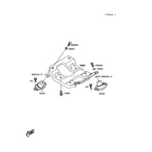 Engine Mount pour Kawasaki 1991 Jet Mate