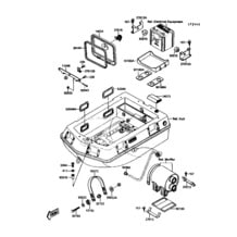 Hull Fitting pour Kawasaki 1991 Jet Mate