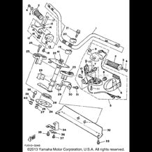 STEERING 1 pour Yamaha 1990 WaveRunner WAVE RUNNER III 650 (WRA650D) 1990