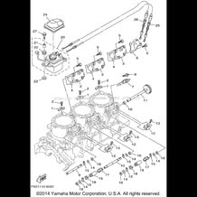 CYLINDER CRANKCASE 2 pour Yamaha 1999 WaveRunner WAVE RUNNER XL1200 LTD - XA1200X - 1999