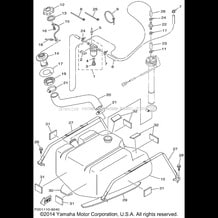 FUEL TANK pour Yamaha 1999 WaveRunner WAVE RUNNER XL1200 LTD - XA1200X - 1999