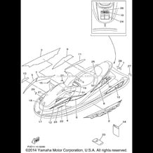 GRAPHIC TOOL pour Yamaha 1999 WaveRunner WAVE RUNNER XL1200 LTD - XA1200X - 1999