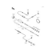 Cable pour Kawasaki 1991 JS440