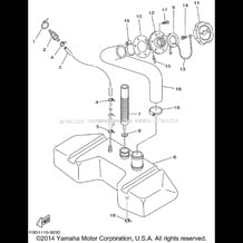 OIL TANK pour Yamaha 1999 WaveRunner WAVE RUNNER XL1200 LTD - XA1200X - 1999