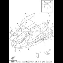 GRAPHIC 1 TOOL pour Yamaha 1999 WaveRunner WAVE RUNNER XL700 (XL700X) 1999
