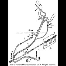 CONTROL CABLE pour Yamaha 1990 WaveRunner WAVE RUNNER LX - WR650D - 1990