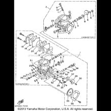 CARBURETOR pour Yamaha 1999 WaveRunner WAVE RUNNER XL760 - XL760X - 1999