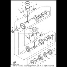 CRANKSHAFT PISTON pour Yamaha 1999 WaveRunner WAVE RUNNER XL760 - XL760X - 1999