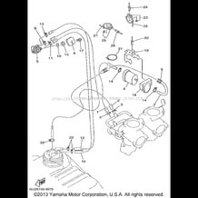 FUEL pour Yamaha 1999 WaveRunner WAVE RUNNER XL760 - XL760X - 1999