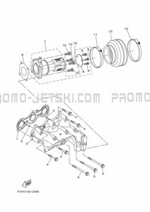 EXHAUST 1 pour Yamaha 2021 EX1050A-W